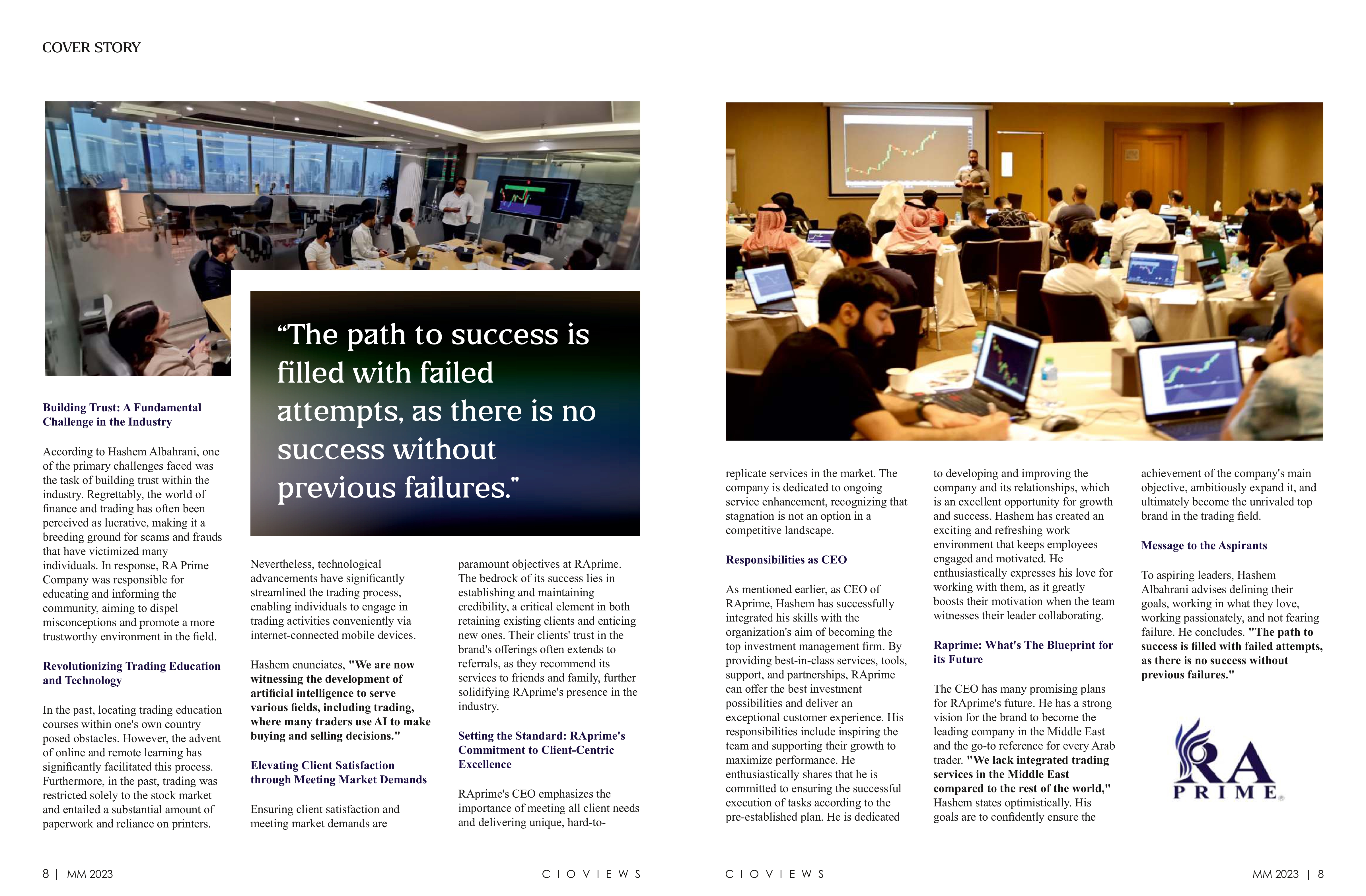 Choosing the CEO as the most important CEO according to CIO Views magazine — 4